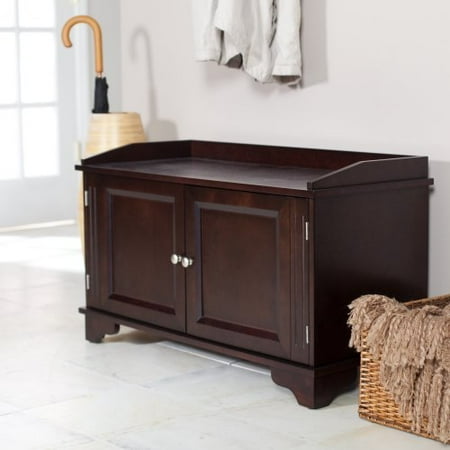 Belham Living Westport Indoor Storage Bench - Espresso