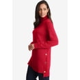 thumbnail image 4 of Jessica London Women's Plus Size Side Button Turtleneck, 4 of 6