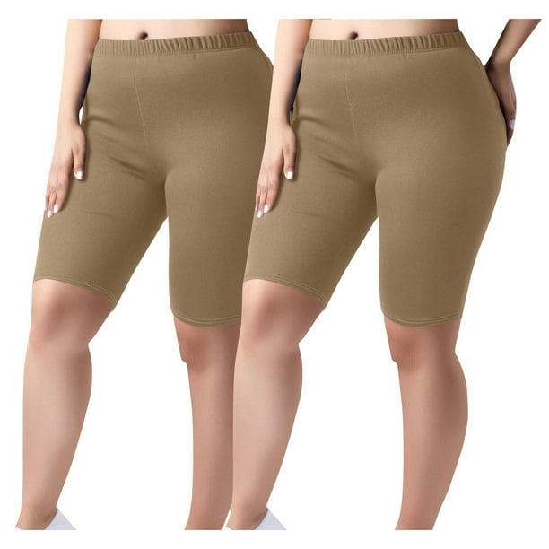 Pantalones de yoga de 2 piezas para mujer, de poliéster, con cintura elástica y color liso.