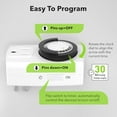 thumbnail image 3 of BND-60/U47 Indoor Mini 24-Hour Mechanical Outlet Timer, 3-Prong, 2-Pack, 3 of 8