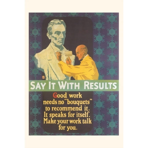 Pocket Sized - Found Image Press Journals: Vintage Journal Say it with Results (Paperback)