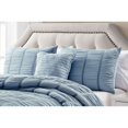 thumbnail image 2 of Electra 4pc Seersucker Comforter Set Blue Blue - King - 4 Piece, 2 of 2
