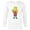 White, variant on The Simpsons Bart Simpson Rude Mouth - Long Sleeve T-Shirt for Men – Customized-Athletic Heather