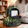 thumbnail image 6 of Whosucclay Green Camouflage Elementary Schoolbag Large Capacity Lightweight Large Capacity School Bag with Multi-Pockets, High School Book Bag for Boys Girls, 6 of 8