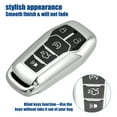thumbnail image 5 of Remote Key Fob Case Cover Fit for Ford Focus 2009-2018 for Ford F-450 Super Duty 2015-2017 Silver Tone, 5 of 6