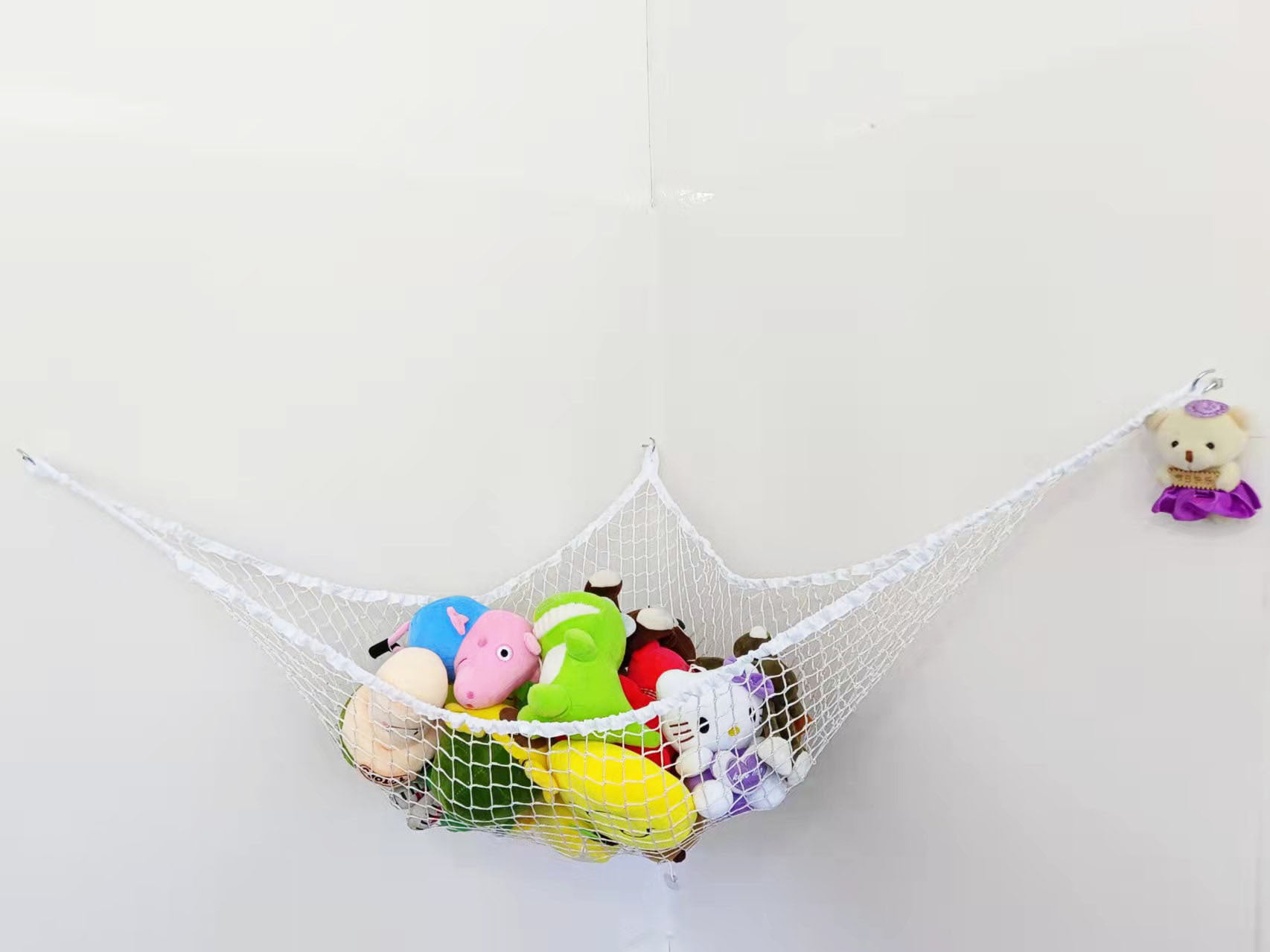 Bathtub Toy Storage Hammock - Whales - MiniOwls Toy Storage Solutions