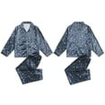 thumbnail image 7 of Christmas Family Matching Pajamas Button Down Long Sleeve Pj Set Festival Party Sleepwear, 7 of 7