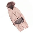thumbnail image 1 of ORDDIART Pink Dog Raincoat Waterproof Adjustable Drawstring 1Set, 1 of 8