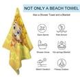 thumbnail image 4 of Bubble Guppies Deema Microfiber Beach Towel Soft Absorbent Quick-Dry Bath Towels 130x80cm for Kids And Adults for Bathroom Shower,Guests,Pool Swimming,Gym,Camp,Travel, 4 of 8