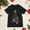 thumbnail image 6 of mgoYE Dad Christmas Family Matching Pajamas Papa Xmas Father Short Sleeve T-Shirt(Black,L), 6 of 8