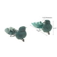 thumbnail image 3 of Plume Pailletée Queue Oiseau Vert - Lot De 12, 3 of 3