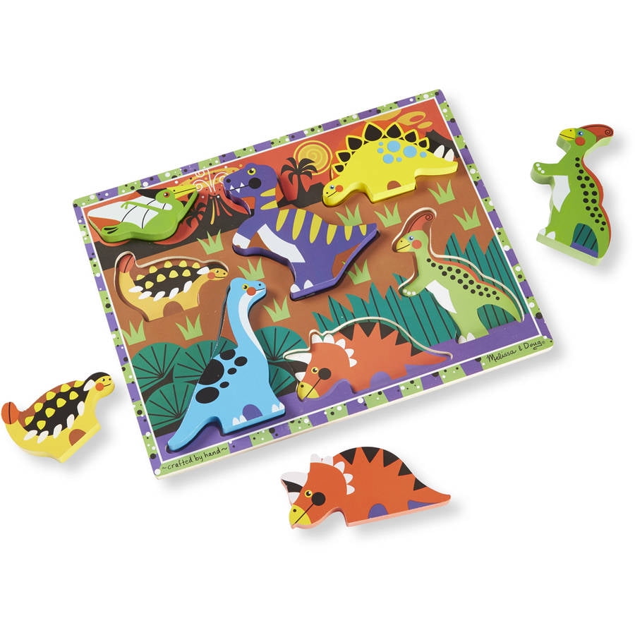 melissa and doug chunky dinosaur puzzle
