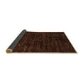 thumbnail image 2 of Ahgly Company Indoor Square Abstract Brown Modern Area Rugs, 3' Square, 2 of 4