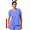 Ceil Blue, variant on Addition Scrubs For Women - Modern V-Neck Scrub Top