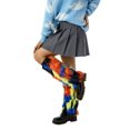 thumbnail image 2 of Faithtur Women's Anti-Slip Leg Warmers, Solid Color/Multi-Color Thicken Socks, Windproof Legs Protector, 2 of 9