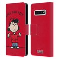 thumbnail image 1 of Head Case Designs Officially Licensed Peanuts Characters Lucy van Pelt Leather Book Wallet Case Cover Compatible with Samsung Samsung Galaxy S10, 1 of 6
