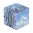 thumbnail image 1 of Caja de cambio de forma geométrica 3D, juguete de rompecabezas transformador de forma magnética, divertido alivio del estrés para niños y adultos, color azul, 1 of 5
