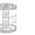 thumbnail image 3 of Organizador de cosméticos transparente MYRVA 360 grados ajustable, 3 of 4