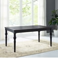 thumbnail image 3 of Roundhill Furniture Leviton Urban Style Dining Set, 30'' Height Table with 4 Chairs and Bench, Blue, 3 of 9
