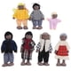 thumbnail image 1 of Figuras de muñecas familiares, juego de juguetes de personas en miniatura de pino, adorno, accesorio educativo para casa de muñecas #4, 1 of 8