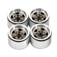 thumbnail image 3 of 4pcs 1.0 Inch Aluminum Alloy Beadlock Wheel Hub Rims For Rc Crawler Car Axial Scx24 1/18 Trx4m Whee, 3 of 5