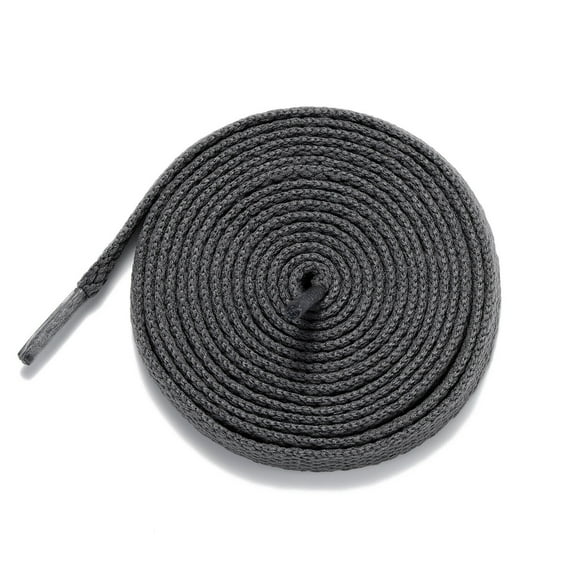 1Pair 24 27 36 45 63 72 Inch Flat Shoelaces Replacement for Sneakers Boots Gray