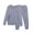 Grey, variant on Womens Winter Pajamas Sets Soft Flannel Pajama Cozy Thermal Sleepwear Outfit Long Sleeve Top Pants Loungewear Nightwear Two Piece Lounge Pjs Pajama’s for Women Set Brown One Size