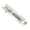 thumbnail image 4 of Unique Bargains Door Barrel Bolt Latch 5 Inch, 4 Pack Stainless Steel Security Latch Sliding Bolt, 4 of 5