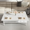 thumbnail image 5 of Harper & Bright Designs Extendable Coffee Table with Lift Top, Modern Center Table with Extend Hidden Storage and Drawers for Living Room, White, 5 of 19