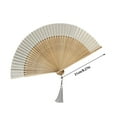 thumbnail image 3 of Elegant Paper Fans Set Handheld Folding Fan for Outdoor Party Zen Theme Decorative Accessories - Styling for Events Gatherings and Relaxation, 3 of 6