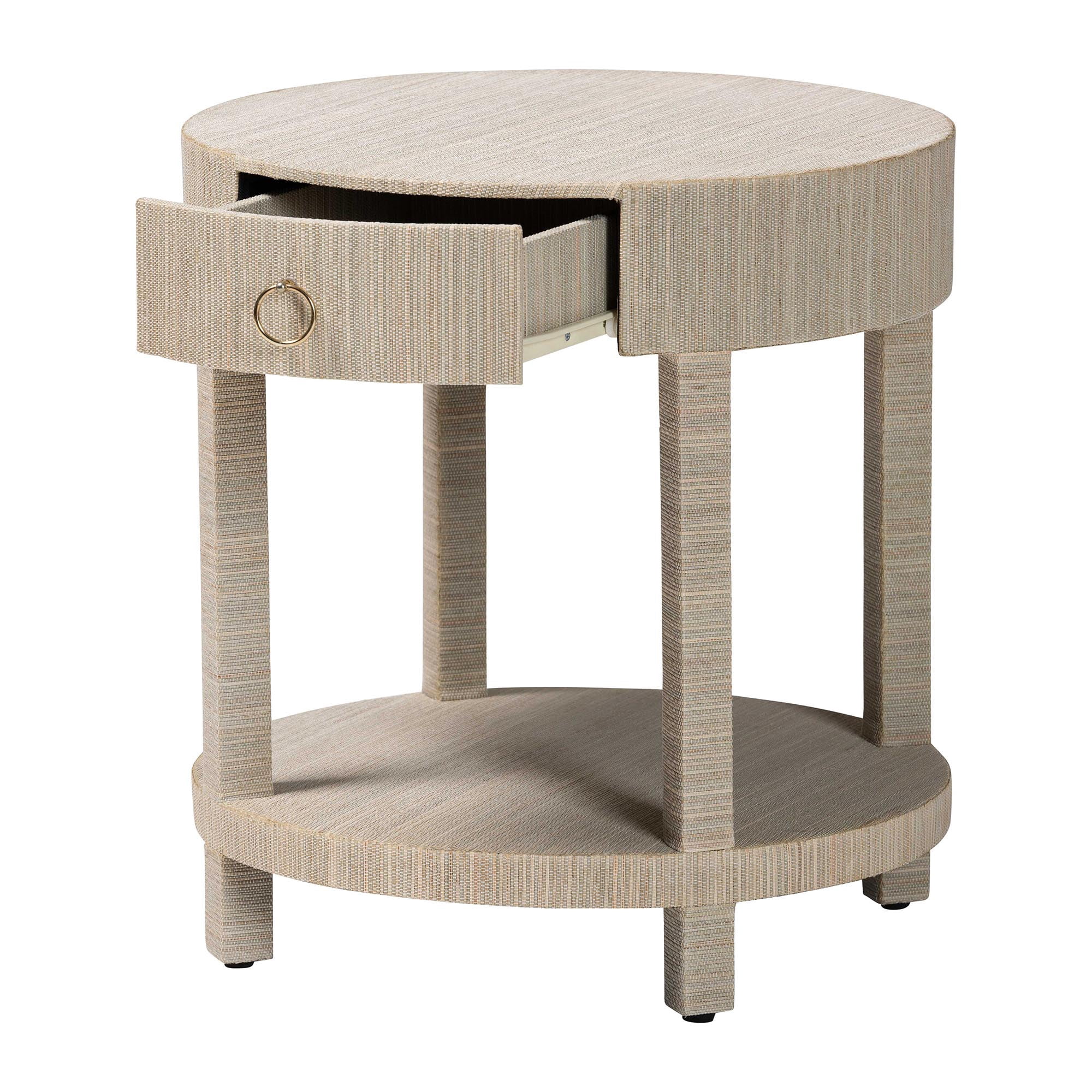 bali & pari Sadia Boho Nightstand, 1-Drawer, Natural