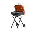 thumbnail image 2 of Americana Walk-A-Bout Charcoal Original Square Grill-100% Pre-Assembled Portable Steel, Orange, 2 of 6