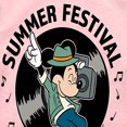 thumbnail image 3 of Disney Standard - Mickey & Friends - Summer Music Festival - Toddler And Youth Girls Raglan Graphic T-Shirt, 3 of 4