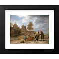 thumbnail image 2 of David Teniers The Younger 24x19 Black Modern Framed Museum Art Print Titled - Gypsies in a Landscape, 2 of 5