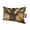 Orange, Yellow, Brown, variant on Green Trees Outdoor Pillows for Chaise Lounge Chair Waterproof Lumbar Pillows with Insert&Adjustable Elastic Strap Beach Headrest Pillow Sunlight Forest Branches Nature Scenery Pool Pillow 11"x16"
