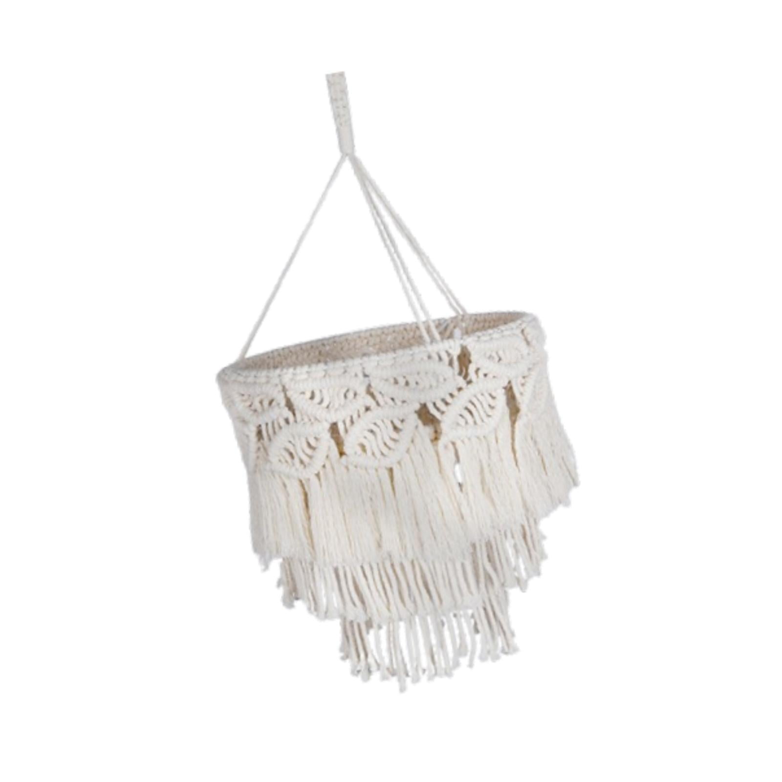 Bvdfgk Macrame ceiling lamp shade shade shade Handmade Modern Bohemianlight Shade Shade A