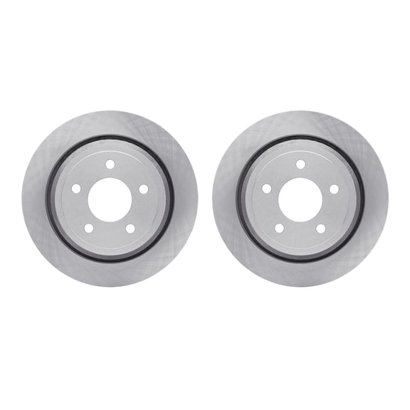 Dynamic Friction Company Rear Brake Rotors 6002-56018