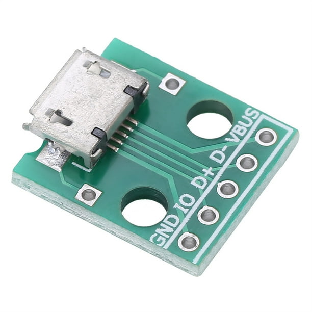 Placa Adaptadora De 10 USB A DIP, Nueva Y De , Ideal Para Fuente De Alimentación De Bricolaje, Diseño De Placa De Pruebas, Se Convierte Fácilmente En Clavija Estándar,