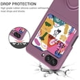 thumbnail image 3 of for Samsung Galaxy Z Flip 5 5G Case, Galaxy Z Flip 5 5G Cover 6.7'', Silicone Soft Gel Rubber Bumper Shockproof Anti-Scratch Protective Case with Ring for Galaxy Z Flip5 5G 2023-Purple, 3 of 14