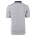 thumbnail image 3 of Men's-Cutter & Buck  Navy LA Galaxy Virtue Eco Pique Micro Stripe Recycled Polo, 3 of 3
