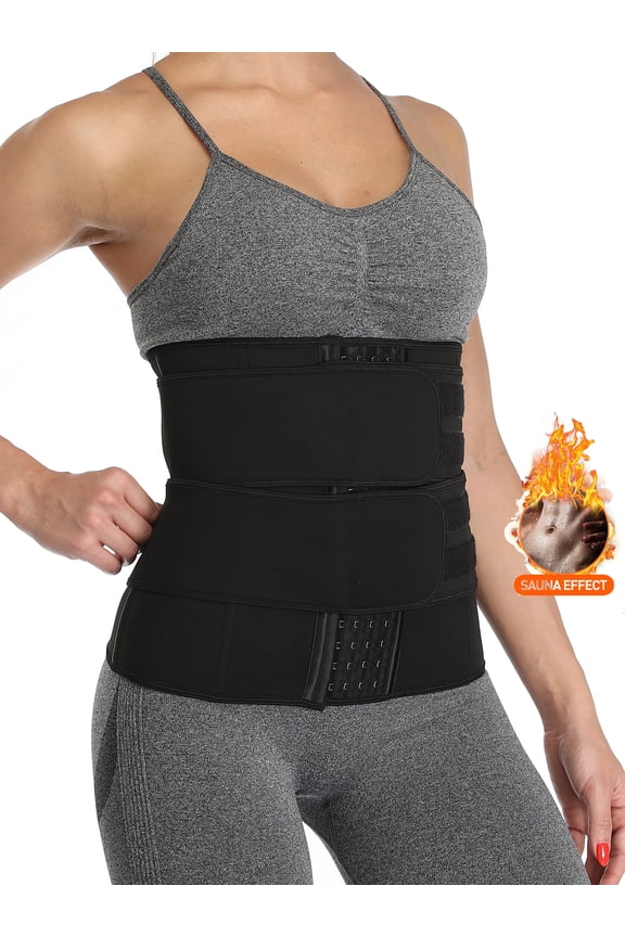 Waist Trainer for Women Workout Neoprene Sauna Sweat Body Shaper Adjustable Back Support Girdle