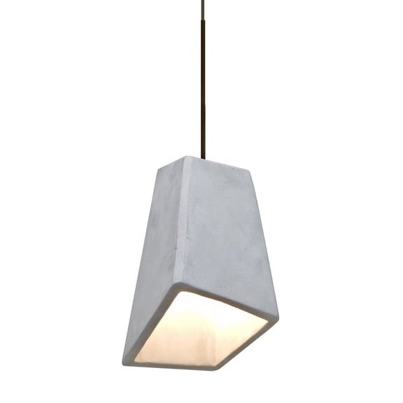 Besa Lighting - Skip-One Light Pendant with Flat Canopy-4 Inches Wide by 6