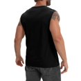 thumbnail image 4 of Yiaimeir Men's Sleeveless Henley Tank Top Casual Summer Muscle Tank Tops With Button Closure For Gym And Daily Wear,Size S-3XL, 4 of 5