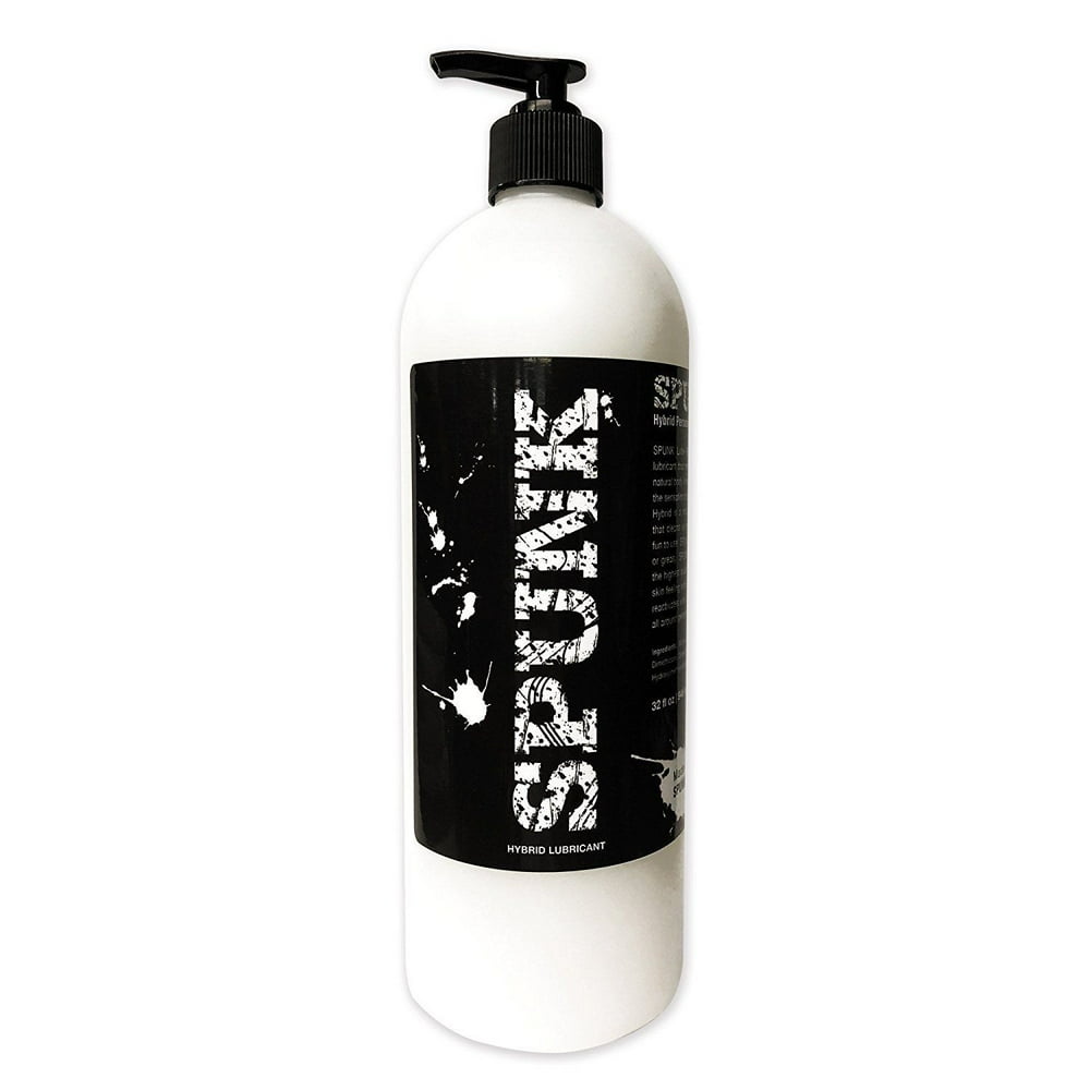 Spunk Lube Premium Hybrid Hypoallergenic Water Based Lubricant 32 oz