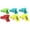 Random*6, variant on CPHDW7 Mini Water Gun, Small Squirt Blaster with Pump Action, Transparent Plastic Water Toy for Pool Parties Backyard Summer Outdoor Play