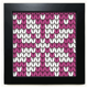 thumbnail image 1 of Patrón de costura pulpo ilustración Mesa de pared con marco cuadrado negro, 1 of 4