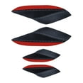 thumbnail image 1 of 4Pcs Universal Car Spoiler Canards Thickened Protection Diffuser Spoiler Carbon Fiber Pattern, 1 of 8