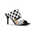 thumbnail image 1 of BLISSFUL STEP Women's Printed Stiletto Heels Slides Sandals, 1 of 7
