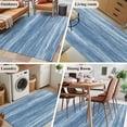 thumbnail image 5 of Blue Area Rugs 4'x6', Washable Small Throw Rugs for Office Bathroom, Vintage Modern Abstract Art Ombre Indoor Outdoor Rug Non-Slip Low Pile Carpet Runner Reversible Floor Mats, 5 of 8
