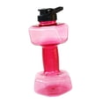 thumbnail image 3 of Botella con forma de mancuerna, grande, duradera, portátil, sin BPA, para acampar, hervidor de agua, para ciclismo 1500ml rojo, 3 of 9